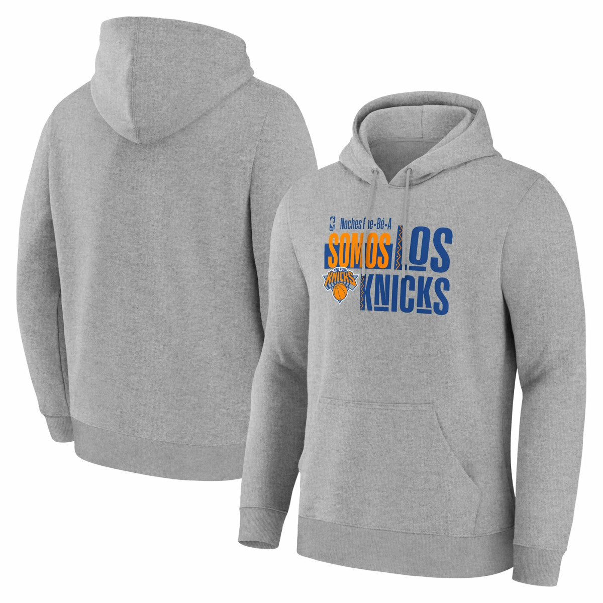Gray New York Knicks Noches Training Hoodie | NBA