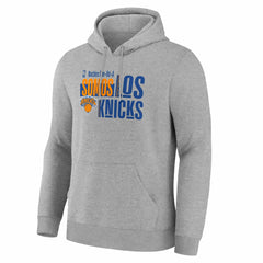 Gray New York Knicks Noches Training Hoodie | NBA