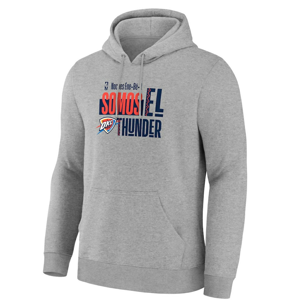 Gray Oklahoma City Thunder Noches Training Hoodie | NBA