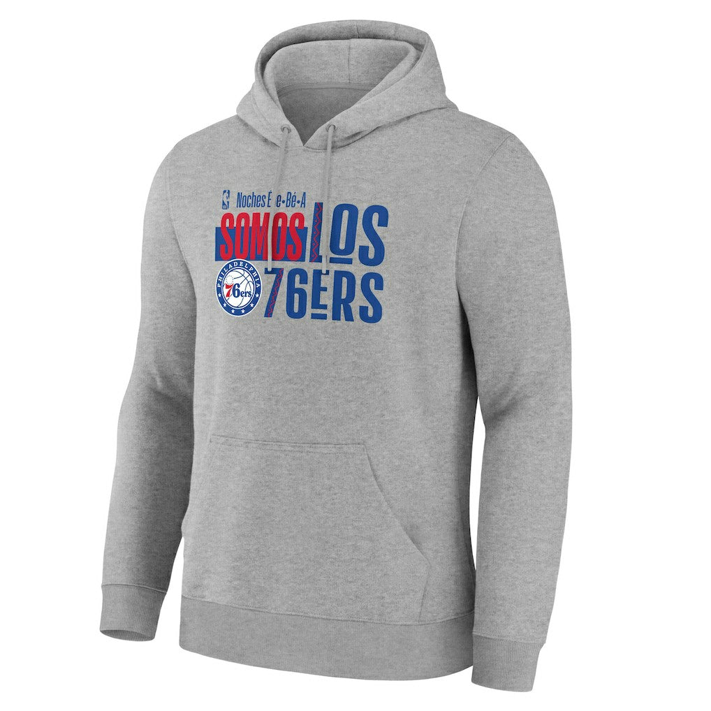 Gray Philadelphia 76ers Noches Training Hoodie | NBA