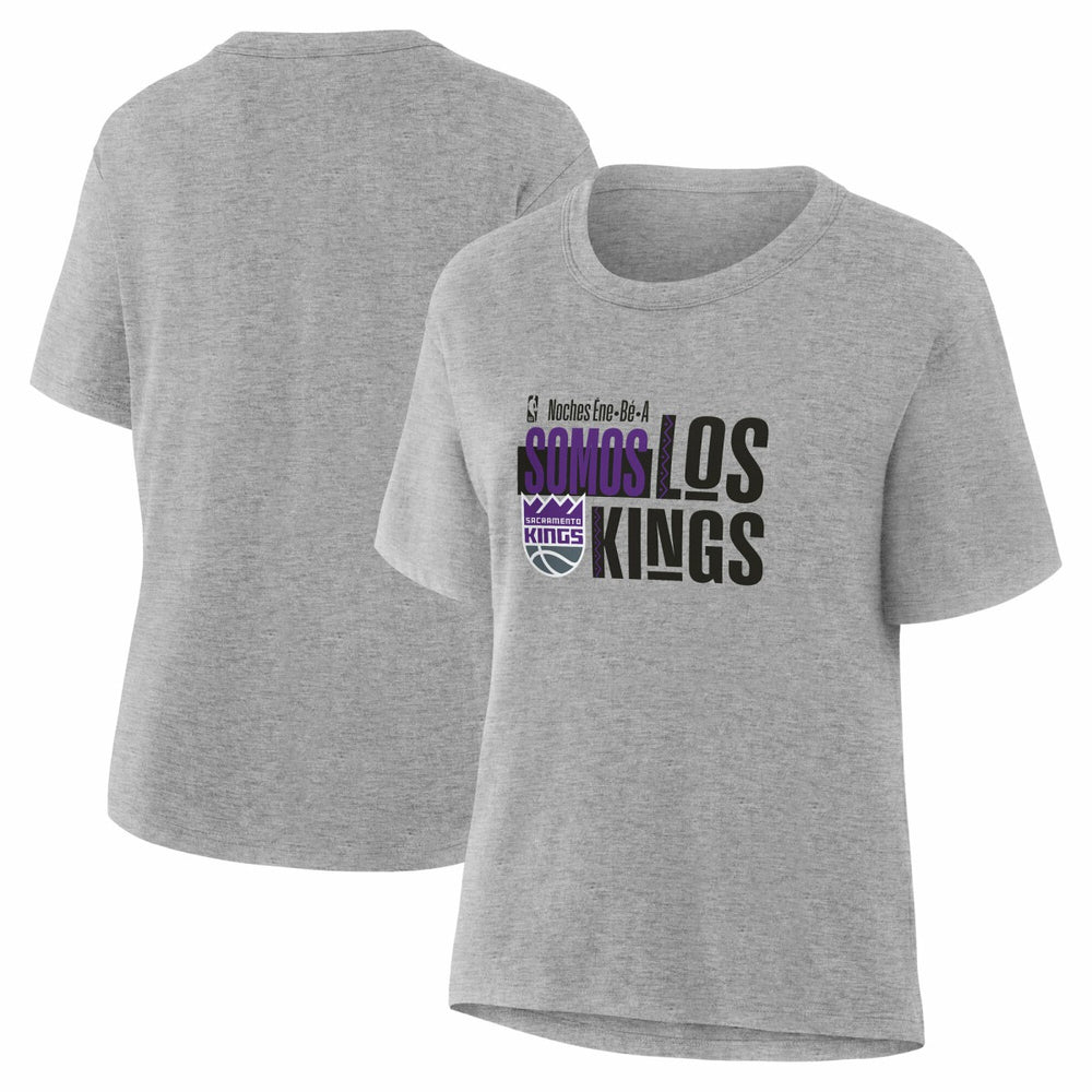 Gray Sacramento Kings Women's Noches Training T-Shirt | NBA