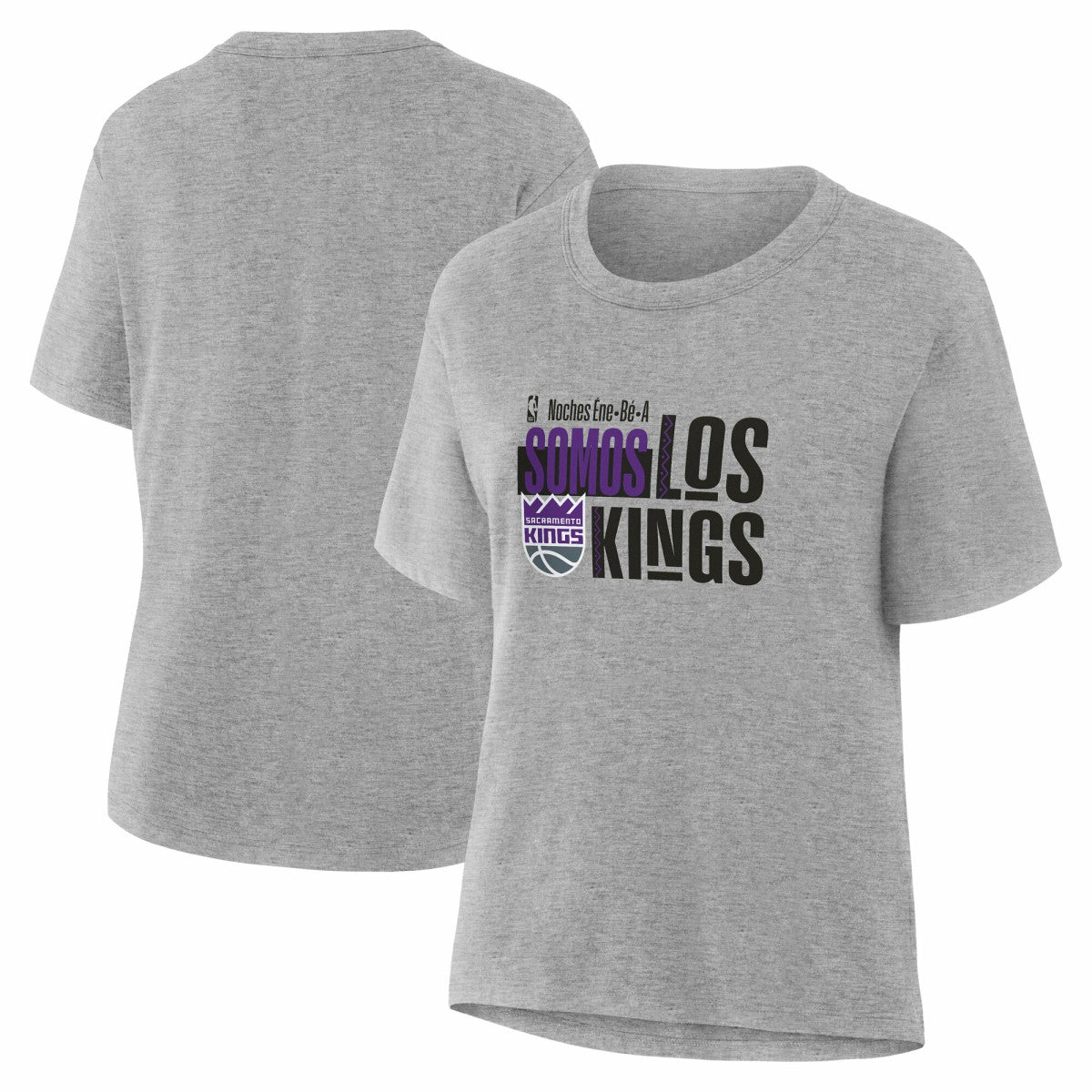 Gray Sacramento Kings Women's Noches Training T-Shirt | NBA