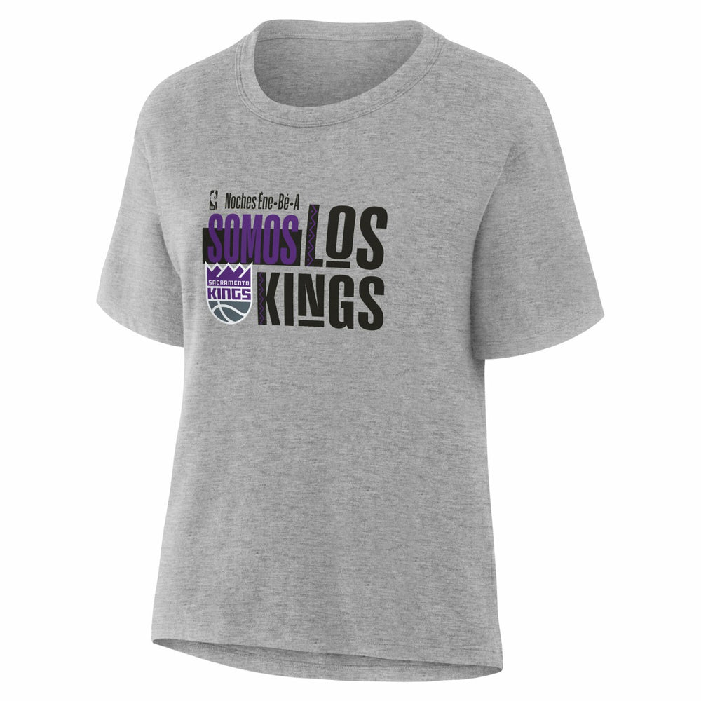 Gray Sacramento Kings Women's Noches Training T-Shirt | NBA