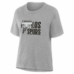 Gray San Antonio Spurs Women's Noches Training T-Shirt | NBA