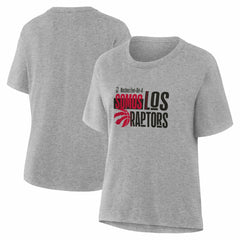 Gray Toronto Raptors Women's Noches Training T-Shirt | NBA