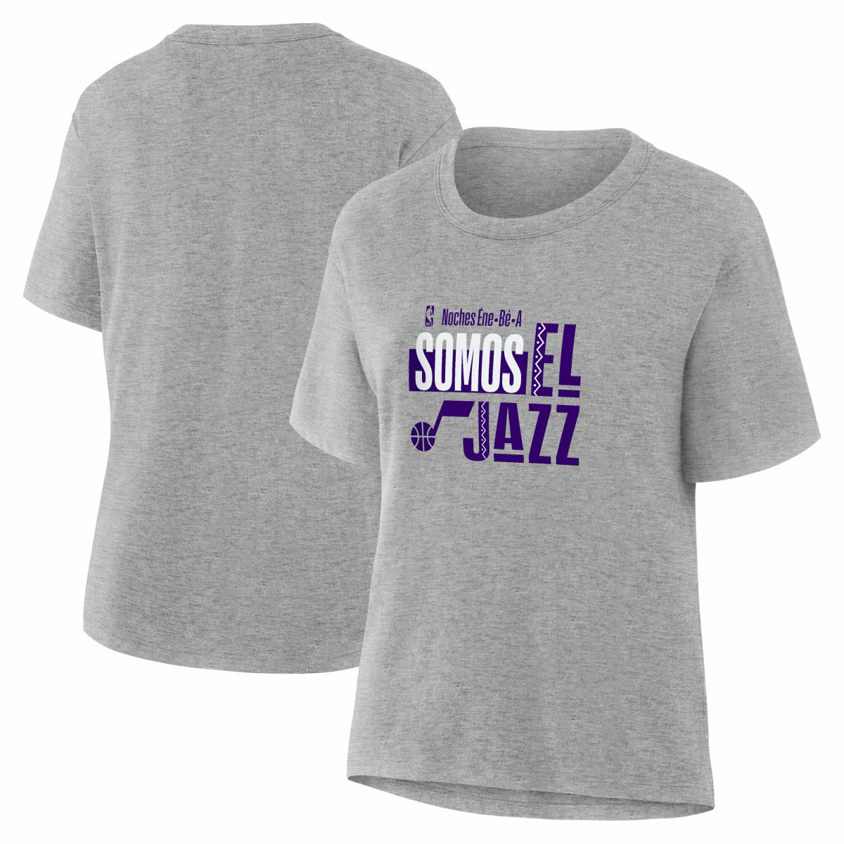 Gray Utah Jazz Women's Noches Training T-Shirt | NBA
