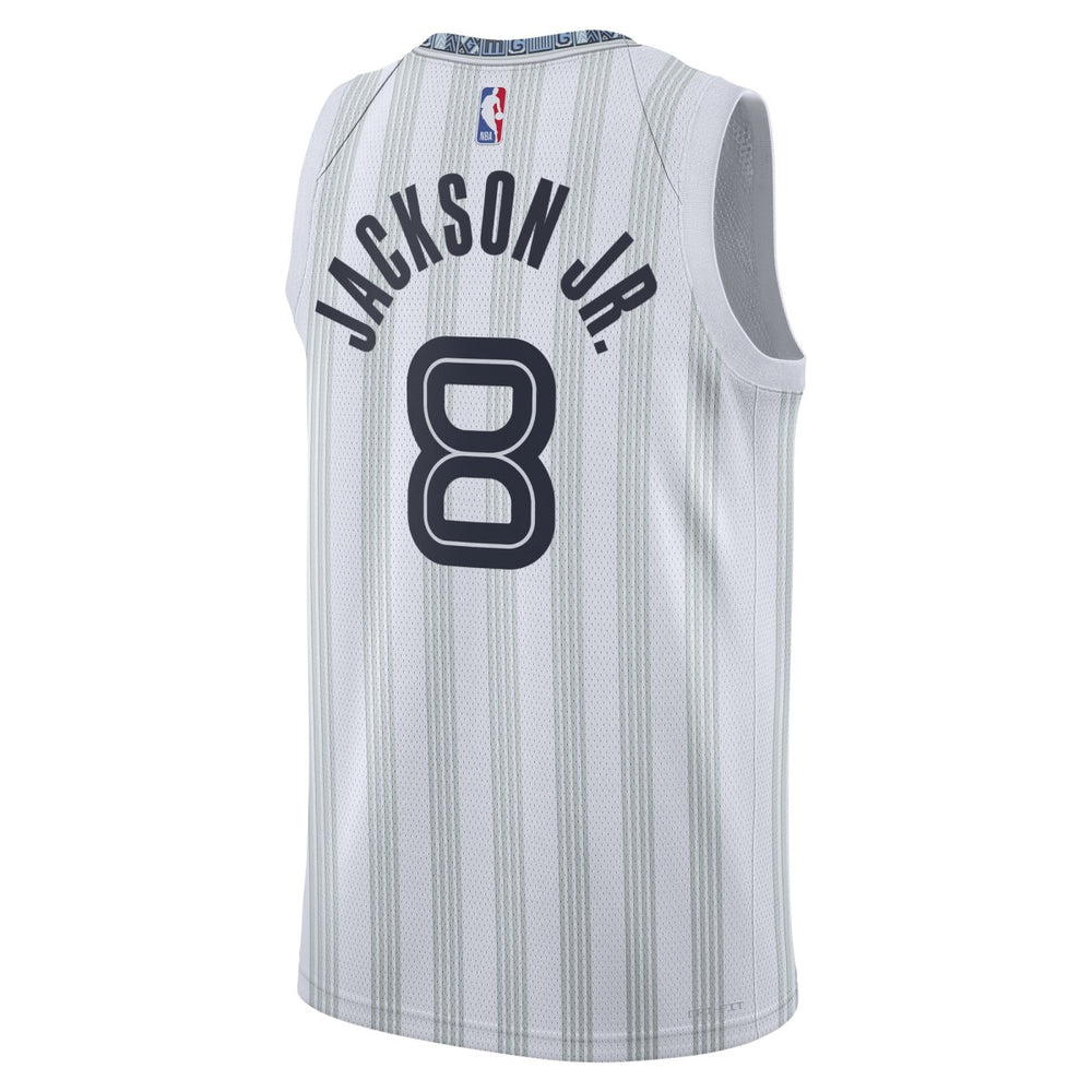 White Jaren Jackson Jr. Memphis Grizzlies Unisex 2025/26 Swingman Jersey | NBA
