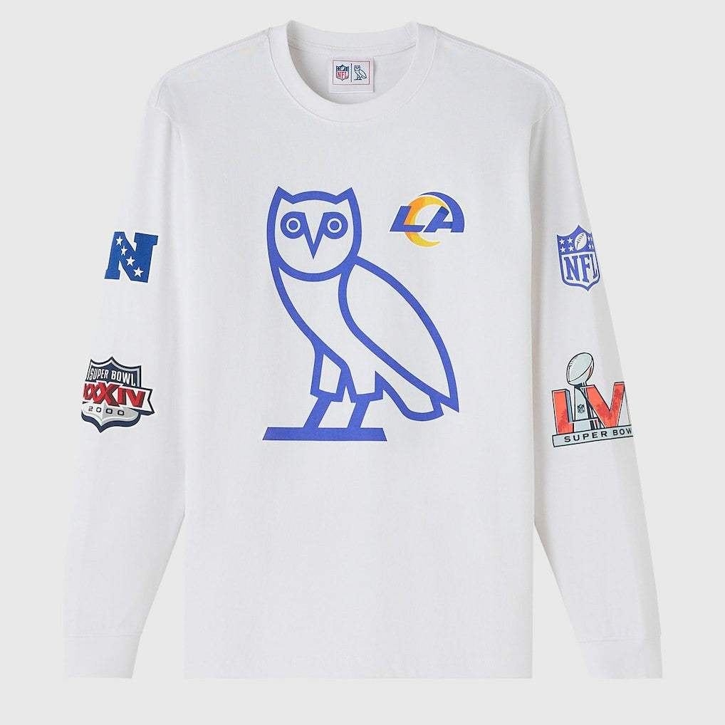 Los Angeles Rams OVO x NFL Unisex Long Sleeve T-Shirt | NFL Hot