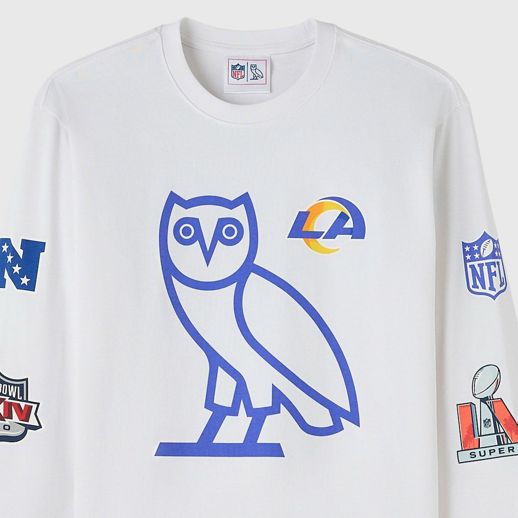 Los Angeles Rams OVO x NFL Unisex Long Sleeve T-Shirt | NFL Hot