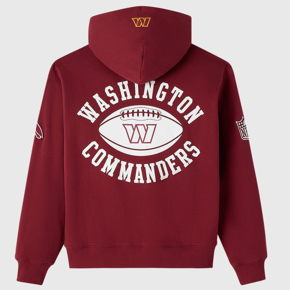 Washington Commanders OVO x NFL Unisex Full-Zip Waffle-Lined Hoodie | NFL New