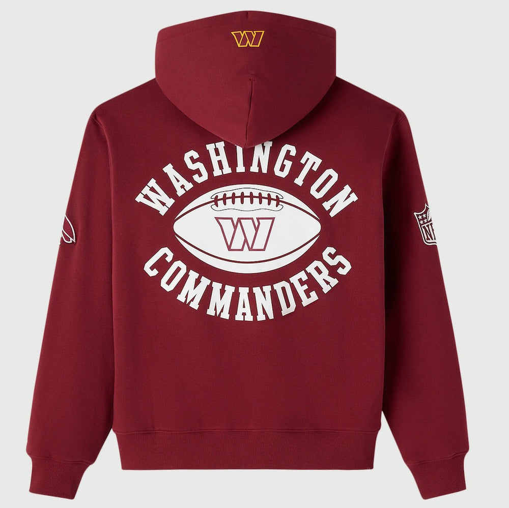 Washington Commanders OVO x NFL Unisex Full-Zip Waffle-Lined Hoodie | NFL New