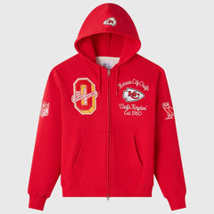 Kansas City Chiefs OVO x NFL Unisex Full-Zip Waffle-Lined Hoodie | NFL Discount
