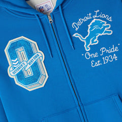Detroit Lions OVO x NFL Unisex Full-Zip Waffle-Lined Hoodie | NFL Discount