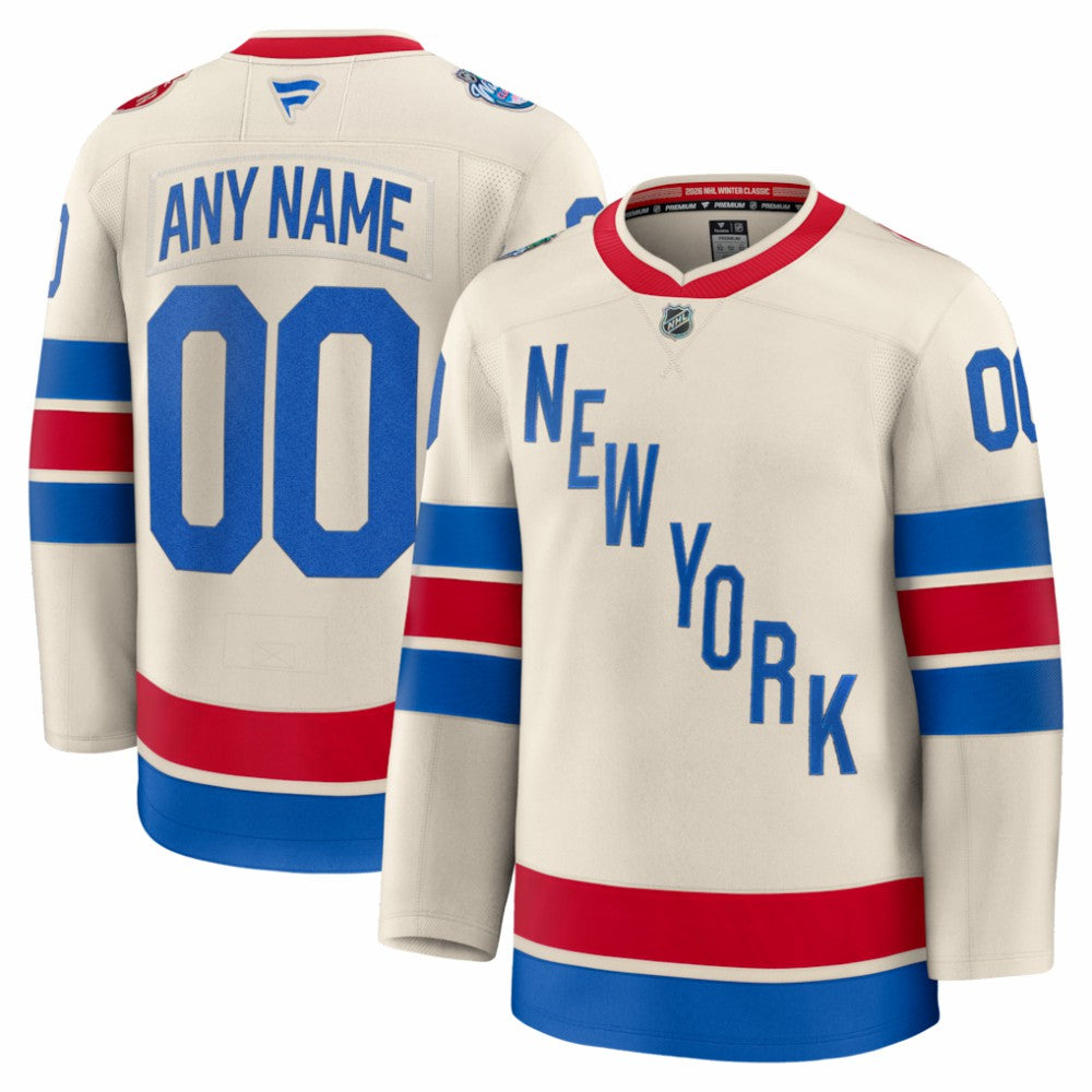 New York Rangers Fanatics 2026 NHL Winter Classic Premium Custom Jersey -  NHL Jerseys