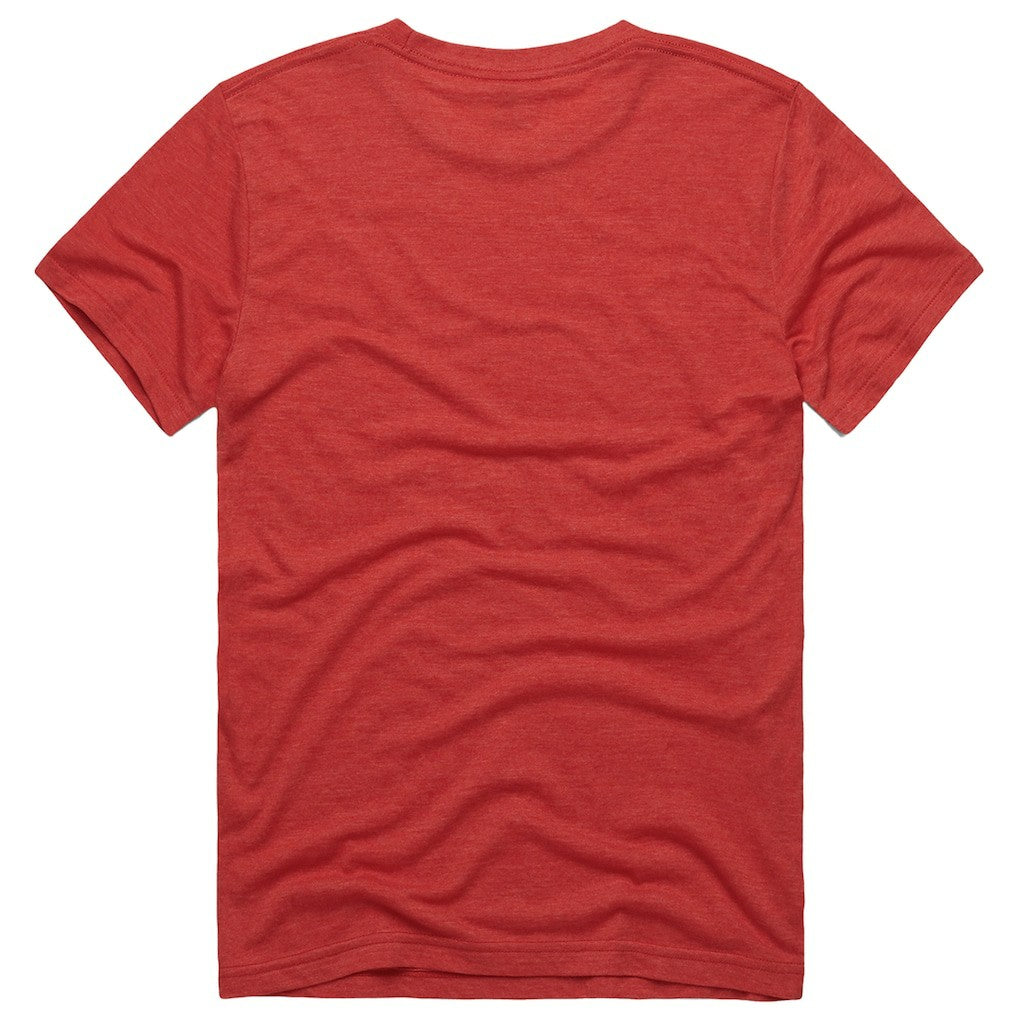 Red VJ Edgecombe Philadelphia 76ers Homage Unisex NBA Jam Tri-Blend T-Shirt | NBA