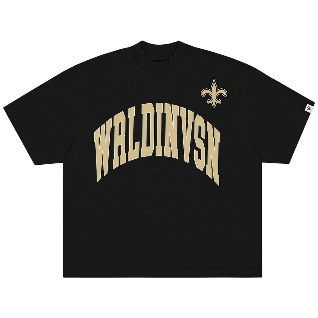 New Orleans Saints WRLDINVSN x  Unisex Oversized Arch T-Shirt | NFL Near me