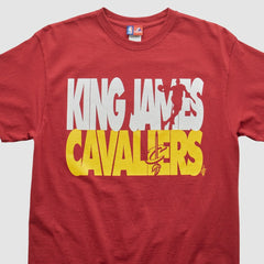 Maroon Cleveland Cavaliers Majestic 2000s T-shirt sale | NBA