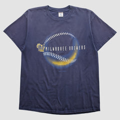 Milwaukee Brewers Logo Athletic 2001 T-shirt - MLB T-shirts