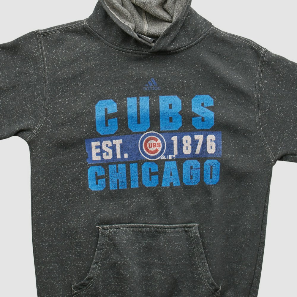 Chicago Cubs Adidas 2010s Hooded Pullover Sweatshirt - MLB Pullover