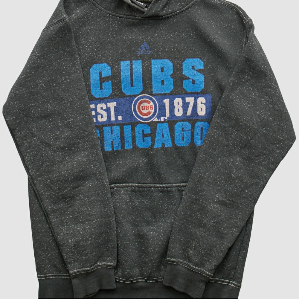 Chicago Cubs Adidas 2010s Hooded Pullover Sweatshirt - MLB Pullover