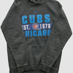 Chicago Cubs Adidas 2010s Hooded Pullover Sweatshirt - MLB Pullover