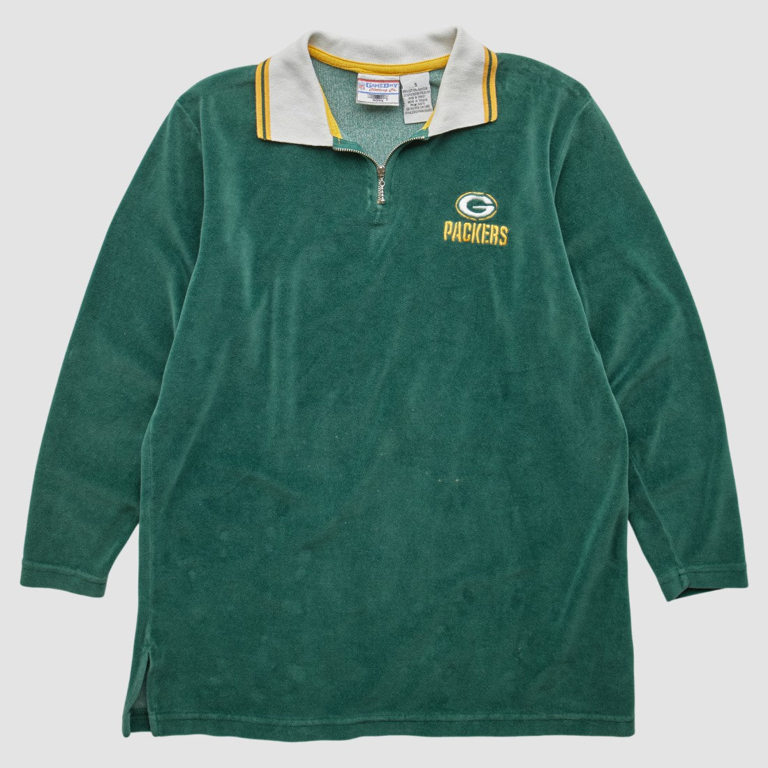 Green Bay Packers Game Day Clothing 90s 1/4 Zip Sweatshirt | NFL On sale