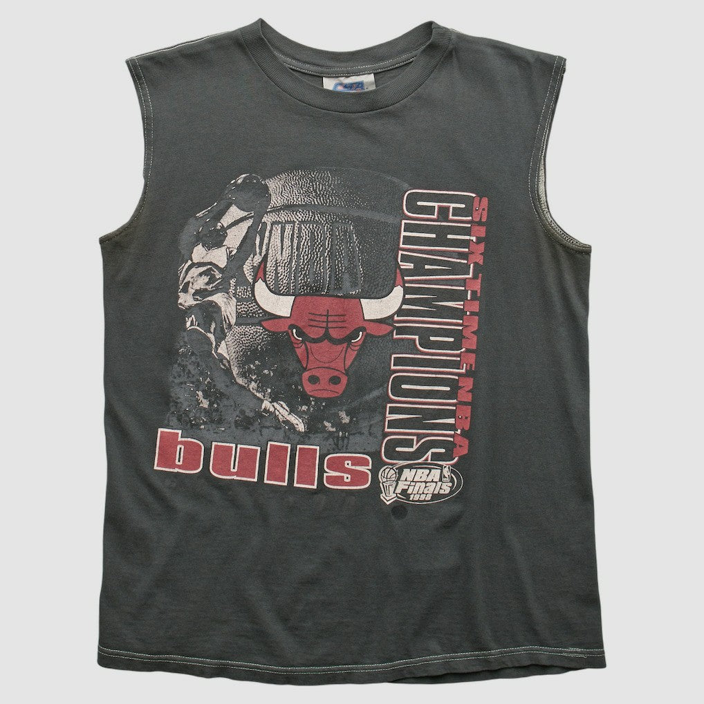 Charcoal Chicago Bulls CSA 1998 Tank sale | NBA