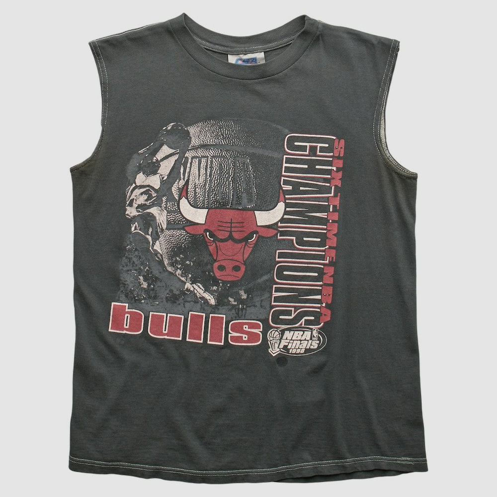 Charcoal Chicago Bulls CSA 1998 Tank sale | NBA