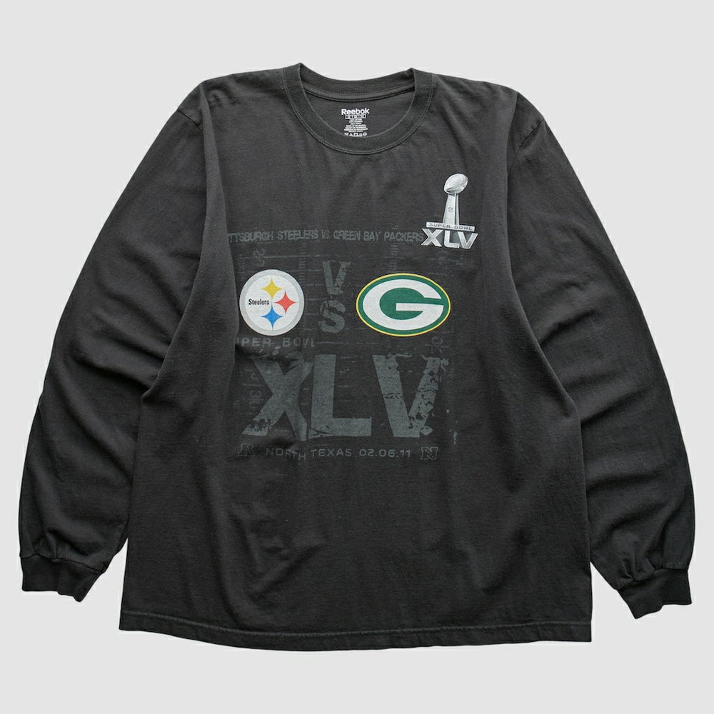 Pittsburgh Steelers Superbowl XLV Reebok 2011 Long Sleeve T-shirt | NFL US