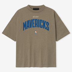 Heather Gray Dallas Mavericks Fear of God Unisex 90s T-Shirt sale | NBA