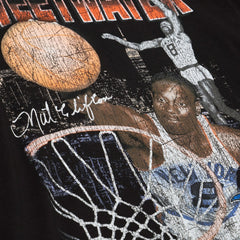 Black Nathaniel Clifton New York Knicks 75th Anniversary Pioneers Player T-Shirt | NBA