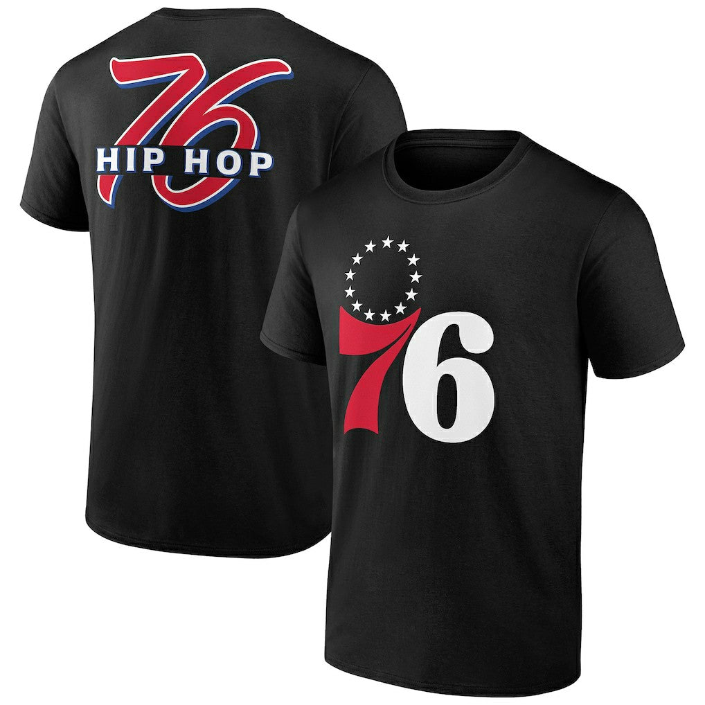 Black Philadelphia 76ers Hip Hop Mascot T-Shirt | NBA