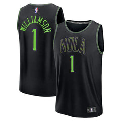Black Zion Williamson New Orleans Pelicans 2025/26 City Edition Fast Break Jersey | NBA