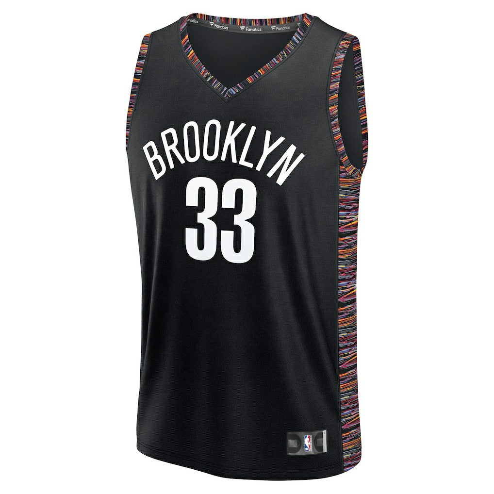 Black Nic Claxton Brooklyn Nets 2025/26 City Edition Fast Break Jersey | NBA
