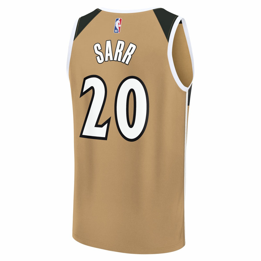 Gold Alex Sarr Washington Wizards 2025/26 City Edition Fast Break Jersey | NBA