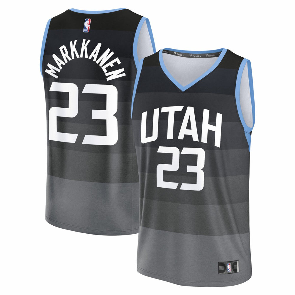 Black Lauri Markkanen Utah Jazz Youth 2025/26 City Edition Fastbreak Jersey | NBA