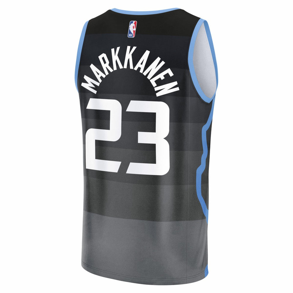 Black Lauri Markkanen Utah Jazz Youth 2025/26 City Edition Fastbreak Jersey | NBA