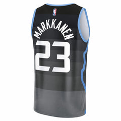 Black Lauri Markkanen Utah Jazz Youth 2025/26 City Edition Fastbreak Jersey | NBA