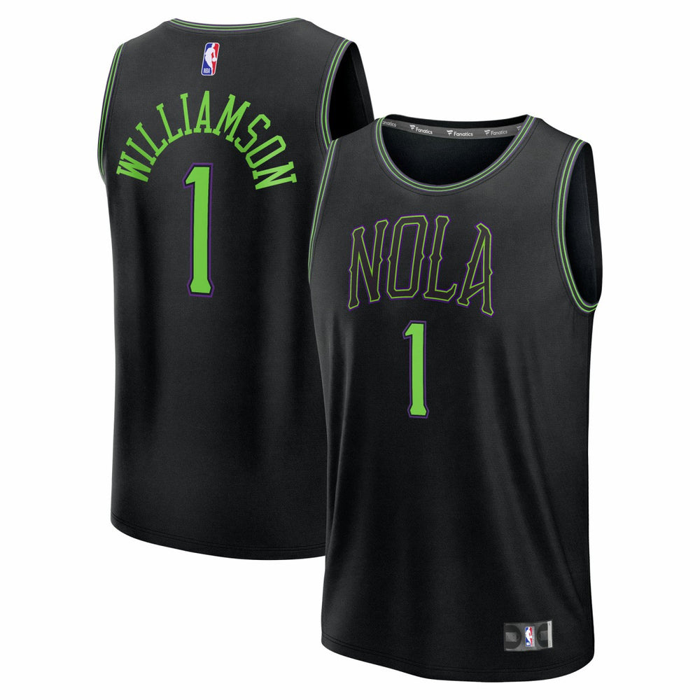 Black Zion Williamson New Orleans Pelicans Youth 2025/26 City Edition Fastbreak Jersey | NBA