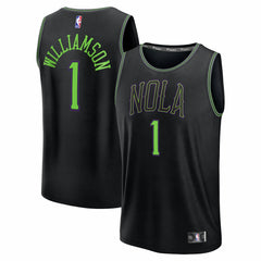Black Zion Williamson New Orleans Pelicans Youth 2025/26 City Edition Fastbreak Jersey | NBA