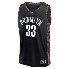 Black Nic Claxton Brooklyn Nets Youth 2025/26 City Edition Fastbreak Jersey | NBA