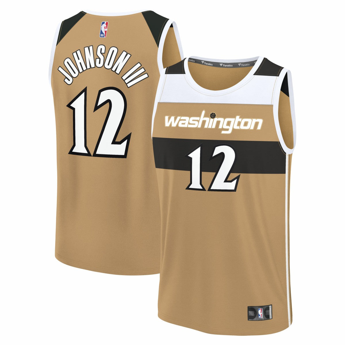 Gold Tre Johnson III Washington Wizards Youth 2025/26 City Edition Fastbreak Jersey | NBA
