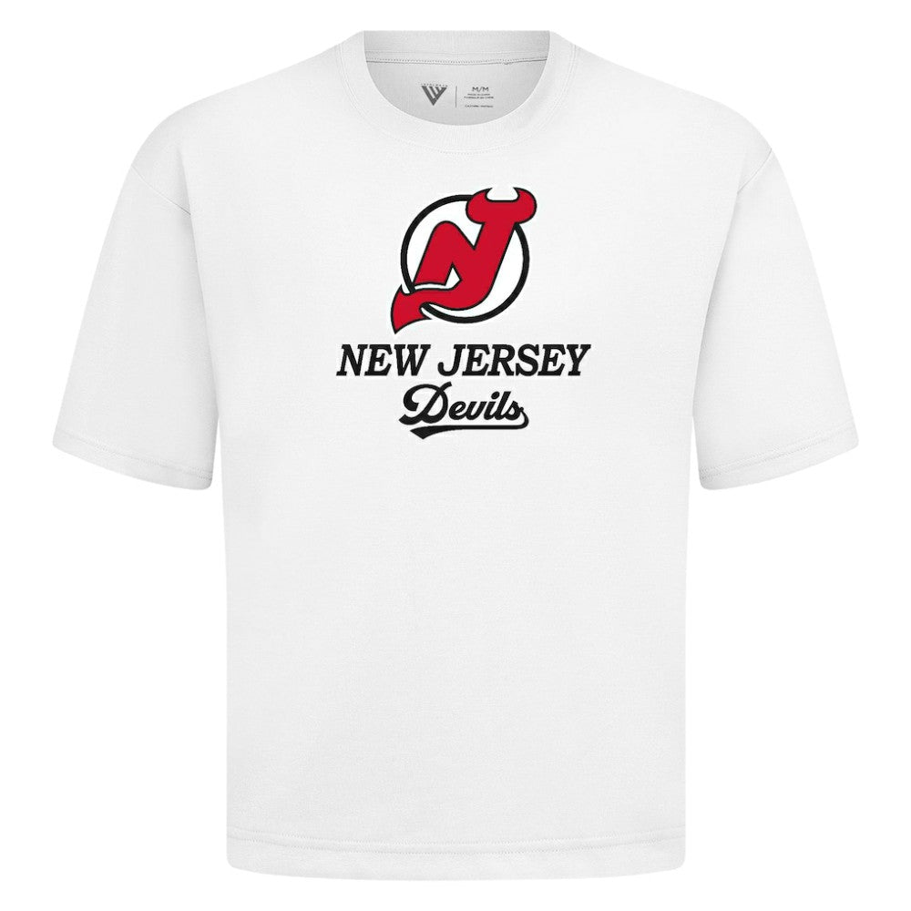 New Jersey Devils Levelwear Team Surge Luxe Signature Knit T-Shirt -  NHL T-shirts