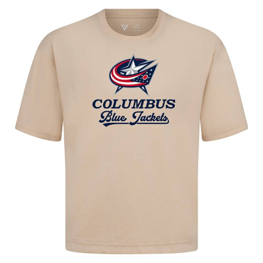 Columbus Blue Jackets Levelwear Team Surge Luxe Signature Knit T-Shirt -  NHL T-shirts
