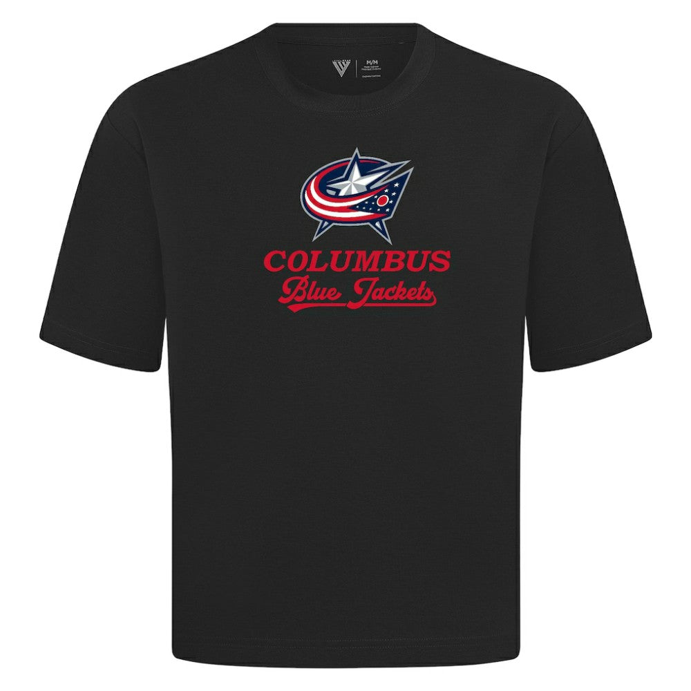 Columbus Blue Jackets Levelwear Team Surge Luxe Signature Knit T-Shirt -  NHL T-shirts