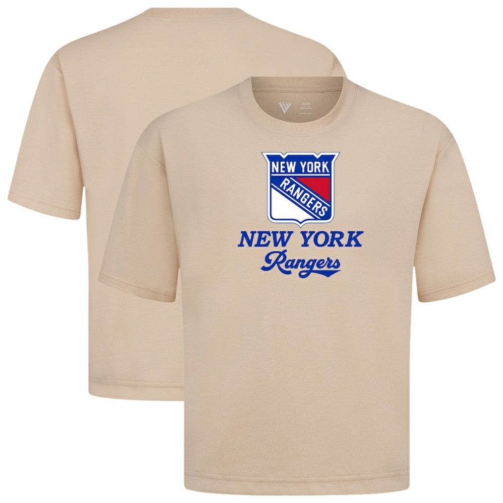 New York Rangers Levelwear Team Surge Luxe Signature Knit T-Shirt -  NHL T-shirts