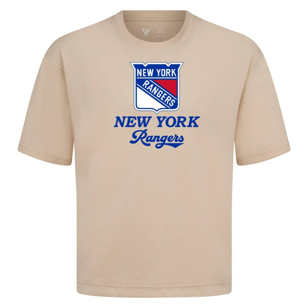New York Rangers Levelwear Team Surge Luxe Signature Knit T-Shirt -  NHL T-shirts