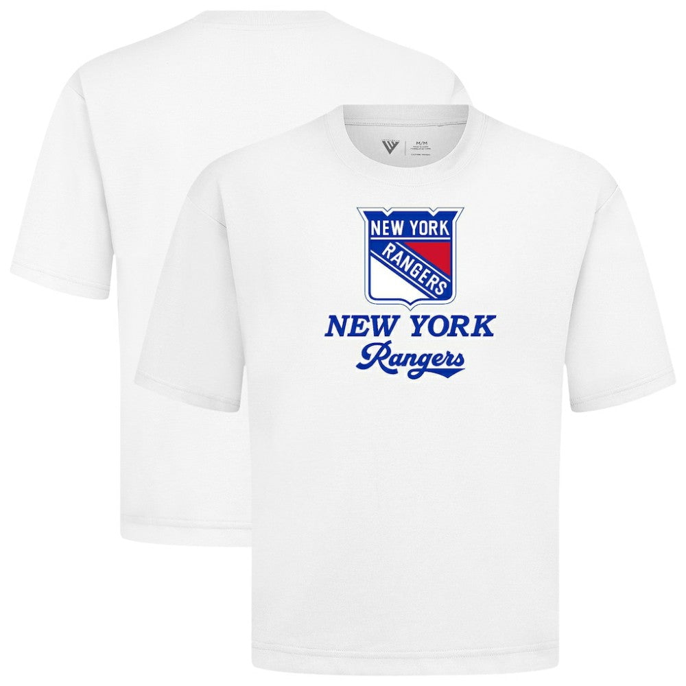 New York Rangers Levelwear Team Surge Luxe Signature Knit T-Shirt -  NHL T-shirts