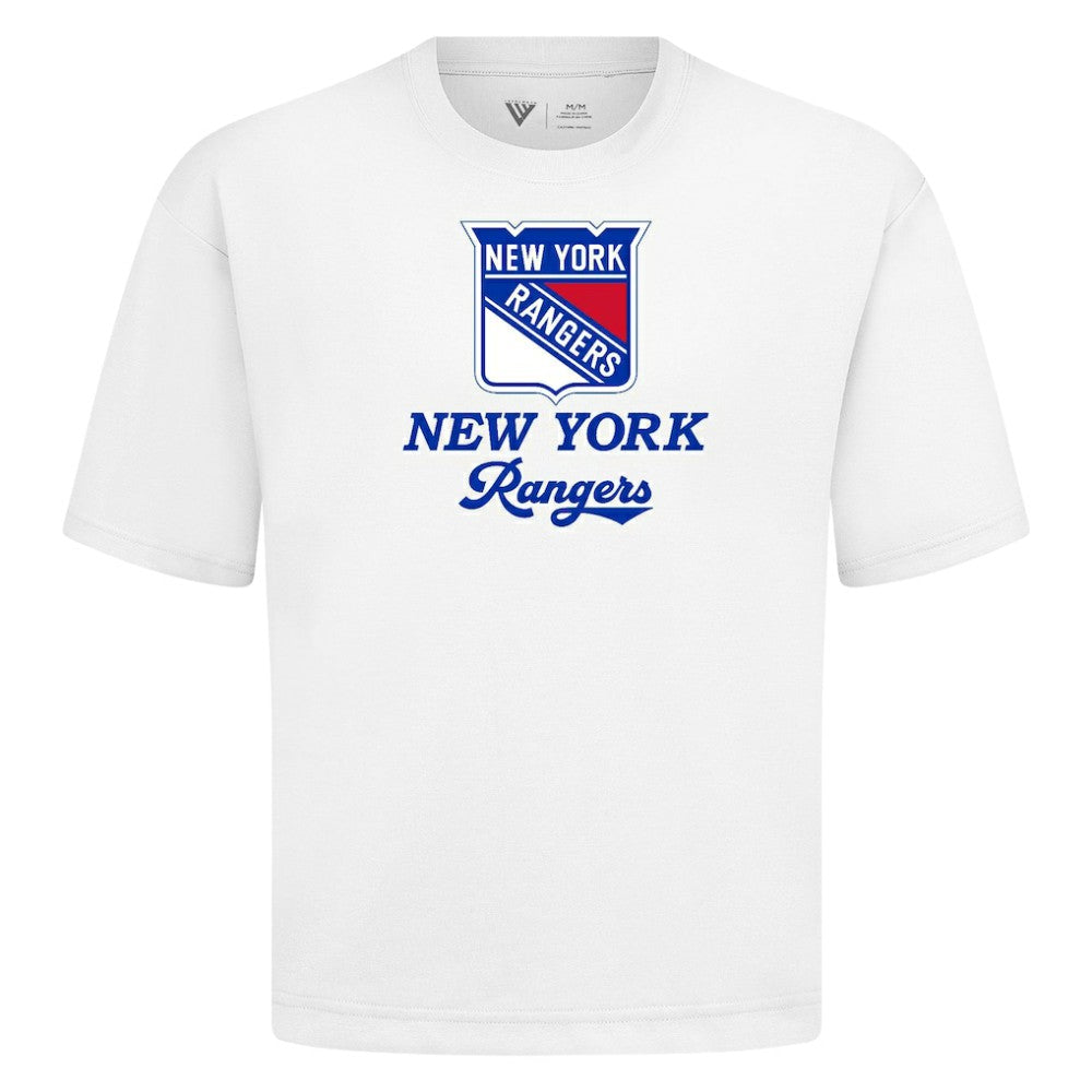 New York Rangers Levelwear Team Surge Luxe Signature Knit T-Shirt -  NHL T-shirts