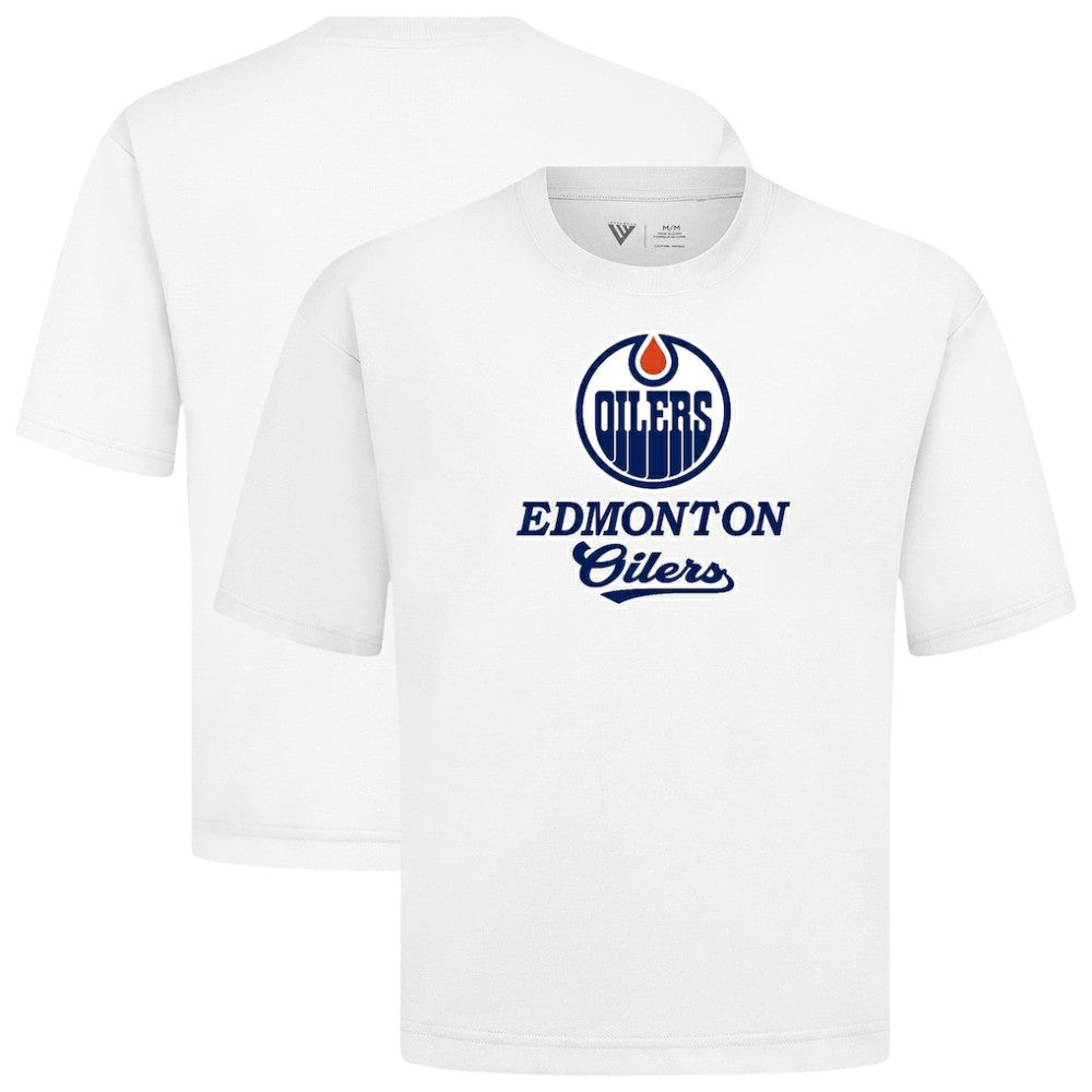 Edmonton Oilers Levelwear Team Surge Luxe Signature Knit T-Shirt -  NHL T-shirts